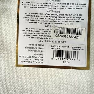 kate spade Dining - Kate spade placemat kate spade Dining - Kate spade placemat